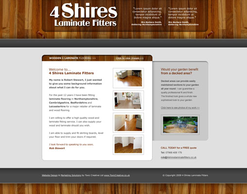 Website design