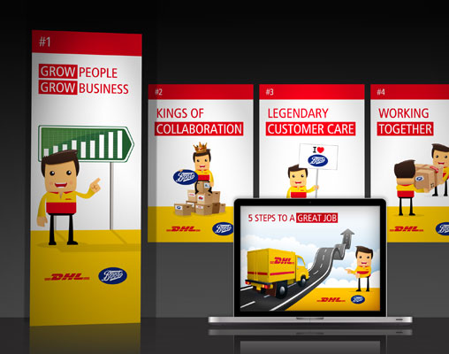 DHL conference graphics range