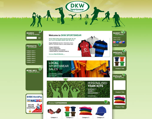 E-commerce website design E-commerce website design