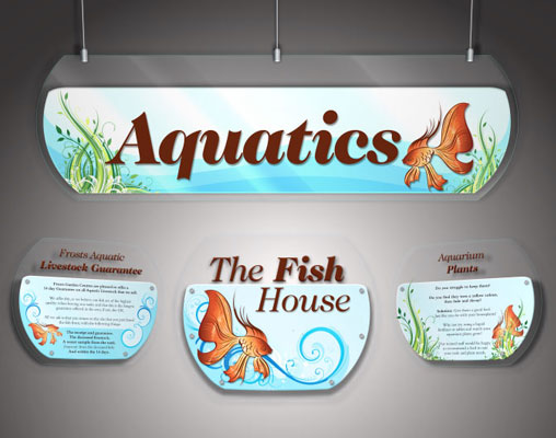Aquatics Department Signs Aquatics Department Signs