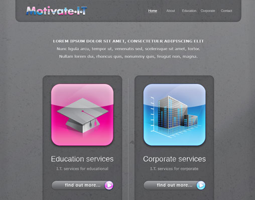 Motivate IT Website Design Motivate IT Website Design