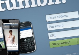 Tumblr signup form